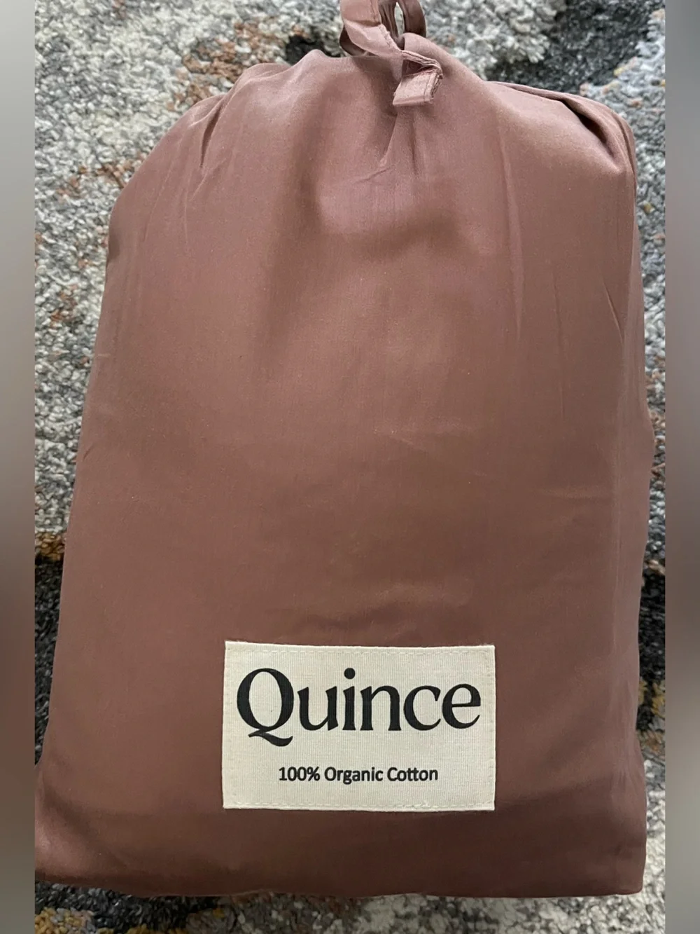 NEW Quince 100% Organic Cotton 3 Piece Sheet Set, Twin (Fig)